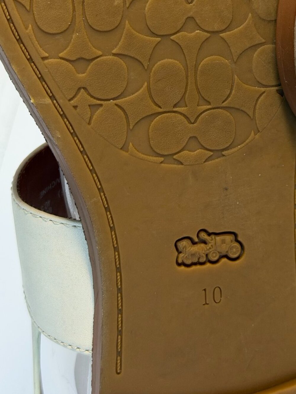 WOMENS SIZE 10 COACH SANDALS - Picture 8 of 16